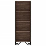 vidaXL Bibliothèque chêne marron 50x31x137 5 cm bois d'ingénierie