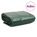vidaXL Bâche vert 4x8 m 650 g/m²