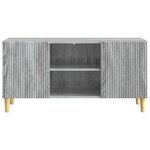 vidaXL Meuble TV 102 x 34 5 x 50 cm Sonoma gris Bois d'ingénierie