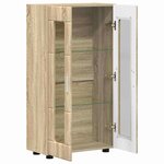 vidaXL Buffet FLORIN Chêne Sonoma 55 5 x 29 x 103 cm Bois d'ingénierie