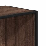 vidaXL Bibliothèque chêne marron 80 5x35x139 cm bois d'ingénierie
