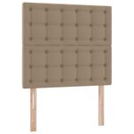 vidaXL Lit de Rangement Cappuccino 90 x 190 cm Cuir synthétique