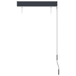 vidaXL Store roulant d'extérieur 80x250 cm Orange et marron