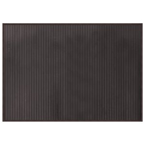 vidaXL Tapis rectangulaire marron foncé 70x100 cm bambou