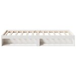 vidaXL Lit de jour sans matelas blanc 75x190 cm bois de pin massif