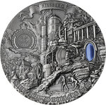 Pièce de monnaie en Argent 50 Dollars g 1000 (1 Kg) Millésime 2025 The Witcher Book SEASON OF STORMS