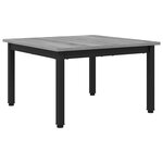 vidaXL Table basse Gris Sonoma 60 x 60 x 36 cm Bois d'ingénierie