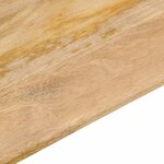 vidaXL Table à dîner 112x52x76 cm bois de manguier massif