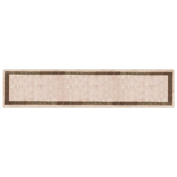 vidaXL Coureur de Tapis MARSA Noir 100 x 450 cm Polyester et PVC