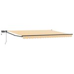 vidaXL Store rétractable manuel avec LEDs 4 5 × 3 m