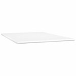 vidaXL Sommier à lattes de lit avec matelas et LED rose 140x210 cm velours