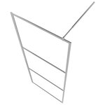 vidaXL Paroi de douche à l'italienne à verre ESG transparent 115x195cm