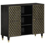 vidaXL Armoire latérale 90x33x75 cm bois massif de manguier