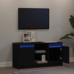 vidaXL Unites TV Noir 100 x 34 x 50 cm Bois d'ingénierie