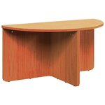 vidaXL Table basse 2 Pièces Brun cire Bois massif en pin