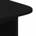 vidaXL Table console Noir 93 x 40 x 75 cm Bois d'ingénierie