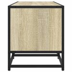 vidaXL Meuble TV chêne sonoma 180x35x41 cm bois d'ingénierie