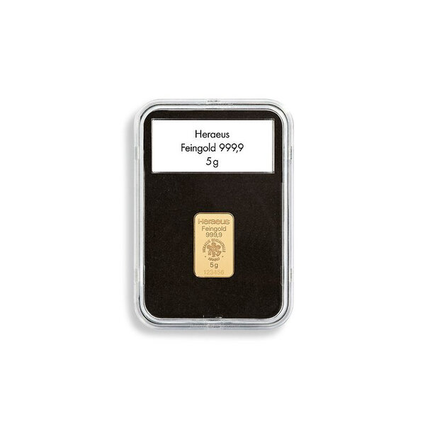 Capsules QUICKSLAB pour lingotins or  paquet de 5.