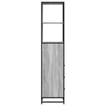 vidaXL Armoire de salle de bain sonoma gris 35x37 5x166 cm