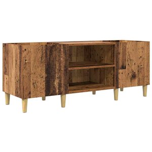 vidaXL Meuble à vinyles Bois Ancien 121 x 38 x 48 cm Bois d'ingénierie