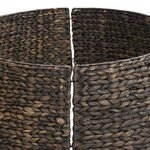 vidaXL Collier de sapin de Noël Noir 75 x 75 x 25 cm Jacinthe d'eau