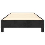 vidaXL Cadre de lit Noir 80x200 cm Velours