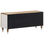 vidaXL Meuble TV 105x33 5x46 cm bois massif de manguier