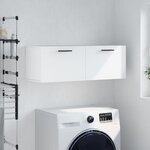 vidaXL Armoire murale blanc 100x36 5x35 cm bois d'ingénierie