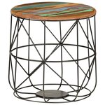 vidaXL Tables basses 2 Pièces Bois de récupération massif