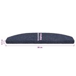 vidaXL Tapis d'escalier auto-adhésifs 15 pièces 80 x 24 5 x 3 5 cm