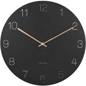 Horloge en métal chiffres gravés charm