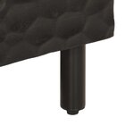 vidaXL Tables de chevet 2 Pièces noir 40x33x46 cm bois de manguier solide