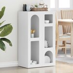vidaXL Buffet Blanc 59 x 35 x 100 5 cm Bois d'ingénierie