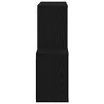 Armoire murale en chêne noir vidaXL 76x15x53 cm en bois d'ingénierie