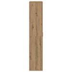 vidaXL Buffet chêne artisanal 80 x 35 x 180 cm Bois d'ingénierie