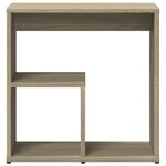 vidaXL Table d'appoint Chêne sonoma 50x30x50 cm Bois d'ingénierie