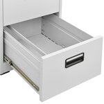 vidaXL Classeur Gris clair 46x62x102 5 cm Acier