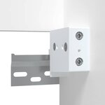 vidaXL Armoire de salle de bain avec miroir Blanc 41x38 5x48 cm