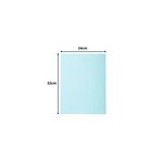 Paquet de 100 chemises Foldyne 250 carte recyclée 240 grammes coloris bleu EXACOMPTA