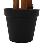 vidaXL Palmier Artificiel avec Feuilles en Éventail Vert