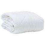 vidaXL Couettes & Duvets Blanc 155 x 200 cm Microfibre