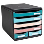 Module De Classement Big Box Maxi 6 Tiroirs Skandi - Couleurs Assorties - Exacompta