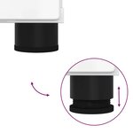 vidaXL Ensemble de mobilier de salle de bain 2 Pièces Blanc brillant