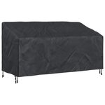 vidaXL Housse de banc de jardin 185 x 85 x 65 / 94 cm Tissu Oxford 420D