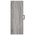 vidaXL Armoire murale sonoma gris 34 5x34x90 cm bois d'ingénierie