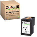 62XL- 1 cartouche compatible pour HP 62 XL - 1 noir - COMETE