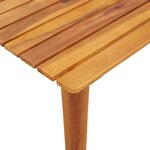 vidaXL Ensemble de repas extérieur Marron Bois d'Acacia Massif