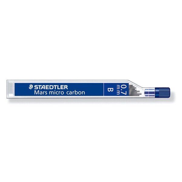 Etui de 12 mines 'Mars micro carbon' 0 7 mm B x 12 STAEDTLER