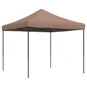 vidaXL Tente de fête 292 x 292 x 315 cm Marron Tissu Oxford