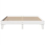 vidaXL Cadre de lit sans matelas blanc 180x200 cm bois massif de pin